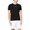 Macron S.S. Lazio, T-Shirt Polycotton Ufficiale Nero 2019/20 Adulto S
