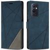 SONWO Cover per OnePlus 9 PRO, Flip Caso in PU Pelle Case Cover Custodia con Slot per Schede e Supporto Stand per OnePlus 9 PRO, Blu