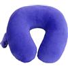Wolf Essentials World's Best - Cuscino cervicale per bambini, in morbida microfibra, colore: viola