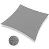IOAOI Tenda Parasole 3 m x 4 m Rettangolare, Baldacchino Impermeabile da Giardino, Blocco UV 95% con Corde Gratuite, Tenda Parasole per Esterni, Giardino, Patio, Cortile, Pergolato, Balcone, Festa