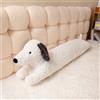 Cuscino di peluche a forma di bassotto lungo per divano, soggiorno, camera