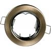 INTEC LIGHT Colore Bronzo, CONFEZIONE 1 *** Struttura rotonda incasso per lampada gu10 reflex metallo