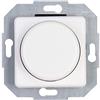 Kopp Europa 847513080 - Interruttore alternativo a pressione, trasformatore combinato, dimmer LED, per lampadine a incandescenza, 230 V, alogene, taglio di fase, colore: Bianco artico