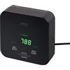 Brennenstuhl Misuratore di CO2 C2M L 4050 per il monitoraggio della qualità dell'aria (con indicatore di CO2, segnale di allarme, funzionamento a batteria fino a 12 ore, alimentatore incluso)
