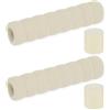 Sliverdew 2 pezzi di protezione per maniglia della porta, colore beige, per porte e pareti