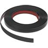 Sliverdew Modanature decorative autoadesive di colore nero, 5 m x 1,3 cm, in PVC, per pareti in stucco, flessibili da rimuovere, per bordi, pareti, cornici a specchio, porte, mobili