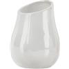 Gedy Adelaide Bagno, Misure e Peso: 13X9,8X9,8 CM & 0,27 kg, Portaspazzolini Realizzato in Ceramica, Finitura Bianca, Design R&S, 2 Anni di Garanzia, Unica