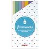 Pracht Creatives Hobby 7050-517 Piastre di cera per decorazioni, miscela di colori pastello, 6 mezze piastre, circa 200 x 50 x 0,5 mm, piastre di cera per modellare e decorare candele