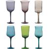 BITOSSI DISEGUALE SET 6 CALICI COLORI ASSORTITI MCV00011