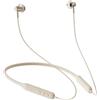iKF W1 Auricolari Wireless, Cuffie Bluetooth con Filo, impermeabili IPX4, auricolari in-ear con ENC microfono, basses profondes stéréo HiFi, 25 ore di riproduzione per palestra per, Bianco sporco