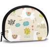 Ezviz Borsa Cosmetica Shell Na Lama per Donne e Ragazze - Organizer Makeup 1