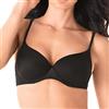 LORMAR Reggiseno Balconcino Mousse Liscio (4C, Nero)