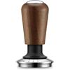 Sage - The Force Gauge Tamper 54mm - Pressino Autolivellante per Espresso - Pressione Costante, Compatibile con Portafiltro 54mm delle Macchine da Caffè - Legno di Noce Premium