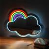 KASANOVA Specchio con Luce Neon Arcobaleno 34x26 cm
