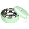 Buachois Lunch Box Termico, Porta Pranzo Isolante per Alimenti Caldi in Acciaio Inossidabile 304 Impilabile, Contenitori per Alimenti Rotondi Sigillati Bento Box per Conservazione Fresca di Alimenti(#2)