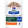 HILL'S PRESCRIPTION DIET Feline m/d diabetes care con pollo in bustina 12x85 g