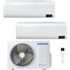 Samsung Condizionatore a muro multisplit SAMSUNG Dualsplit 4kW WindFree Elite 9+12 18000 BTU 9K 12K classe raffreddamento A+++