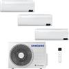 Samsung Condizionatore a muro multisplit SAMSUNG Trialsplit 4kW WindFree Elite 9+9+12 9K 9K 12K classe raffreddamento A++