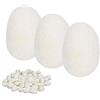 TMISHION Silkworm Cocoons Removal Silk Ball Cocoons Facial Cleanser Balls, Silk Cocoons Balls Removal Silk Cocoon 50Pcs Silkworm Finger Rubs Face Care Portable Silk Removal Cocoons Silkworm Balls Facial