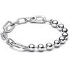 PANDORA ME Bracciale in argento Sterling con perline e maglie, 4