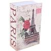Greensen Cassaforte per Libri Segreti, Cassaforte per Libri Speciale, Libro del Dizionario Cassaforte per Libri Segreti Cassaforte per Soldi Cassaforte per Gioielli Cassaforte per Libri con(Tour Eiffel Type)