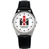 KIESENBERG Orologio da polso Harvester trattore Trecker regalo articolo idea fan uomo donna unisex analogico al quarzo cinturino in pelle orologio 36 mm diametro B-1378, cinghia