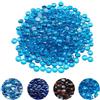 VEVOR Vetro per Caminetto, 9,0 kg, Resistenti alle Alte Temperature, 19,05 mm di Spessore, Riflettente, per Braciere, Pietra ad Alta Lucentezza, per Tavolo da Braciere, Blu Caraibico
