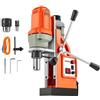 VEVOR Trapano Magnetico 1200W, Diametro di Foratura 38mm, Potenza 10000N, Velocità 900 giri/min con Attacco Raffreddamento, per Superfici Metalliche, Trapano a Colonna Fai-da-te