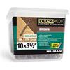 Deck Plus Viti per legno, viti esterne marroni, 3-1/2 x #10, 2,3 kg