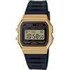 Casio Orologio Quarzo Unisex, misura cassa 31.00mm con quadrante LCD Digitale e cinturino Nero in Rubber Strap F-91WM-9AEF