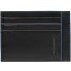 Piquadro Blue Square Porta Carte di Credito in Pelle Compatto