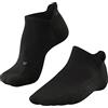 FALKE GO2 Invisible M In cotone filo funzionale antivesciche 1 paio, Calzini da golf Uomo, Nero Black 3000, 39-41