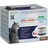 Almo Nature HFC Natural Light Meal Tonno, Pollo e Prosciutto 4x50g