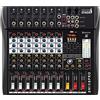 ITALIAN STAGE IS 2MIX8PRO Mixer Usb Bluetooth con Effetti Fx Live Studio Karaoke
