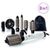 IMETEC Bellissima Imetec Air Wonder, Spazzola Ad Aria Calda, Tecnologia A Ioni, Spazzole Rivestite In Ceramica E Cheratina, Asciuga, Dona Volume, 8 Accessori, 1000 W