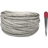 Feyart Kit di riparazione in rattan PE grigio chiaro da 8,5 mm 55 m (incluso strumento di ritiro) per mobili in rattan