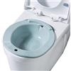 AIITLLYNA Bidet Portatile per WC Universale,Bidet Portatile per Donne in Gravidanza,Rialzo WC e Bidet in per Anziani e Disabili,Adatto a tutti i WC Standard,Blu