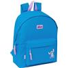 safta STITCH HAWAII - Day Pack per bambini, zaino per bambini, qualità e massima resistenza, comodo e versatile, 33 x 15 x 42 cm, colore blu, blu, Estándar, Casual