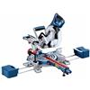 Bosch Professional Troncatrice radiale a batteria GCM 305-216 D (capacità taglio 66 x 305 mm, incl. 1 lama circolare, 2 supporti pezzo in lavorazione, sacco raccoglipolvere, dispositivo di serraggio)