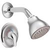 Moen TL182EP Single Handle Eco Performance Positemp Shower and Trim, Chrome