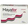 MAYA PHARMA Srl Mayafer Complex, Integratore con Ferro, Vitamina C, B6, B12 e Acido Folico, 20 Capsule