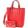 Michael Kors 35F4G2VC0T Mini Bag a 2 vie, Borsa a tracolla, Donna BRIGHT ROSSO, BRIGHT RED BRIGHT RED