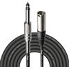 Stagg Cavo maschio da XLR a jack sbilanciato per collegare la chitarra a un DI box, effetti, ecc. o per il collegamento diretto a un mixer, nero, 6 m