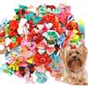 Granmagazz 30 Pezzi Fiocchi per Cani con Elastici, vari stili di fiocchi per cani, Dog Bow Stili Multipli Fiocchi per Capelli per Cani Graziosi Accessori per la Toelettatura,accessori per collari per cani