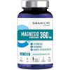 Granions Magnesio Bisglicinato 360 mg 60 Compresse Vitamina B6 - Granions | Magnesio glicinato a rilascio prolungato 24h con vitamina B6, stanchezza, stress e sonno, vegano, gravidanza