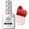 Born Pretty Peel Off Gel Base Coat per Smalto Semipermanente, 15ML Clear Peelable Removal Peely Foundation per l'uso con Lampade UV LED per Unghie, Perfetto per i Principianti