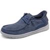 Skechers Uomo Melson Coronado Slip-In ALLENATRICE, Denim Canvas, 41.5 EU