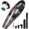 URAQT 4 in 1 Handheld Vacuum Cleaner, 8500Pa Aspirapolvere Auto, 120w Aspirabriciole Senza Fili con Ricarica USB e Filtro Lavabile, Aspirapolvere Portatile Potente per Casa Ufficio Auto Cucina