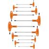 BETA - Serie Chiavi a Brugola con Impugnatura a T Professionali, Chiavi Maschio Esagonali Piegate Cromate Alta Coppia, Impugnatura Ergonomica Antiscivolo, Set 11 Pezzi, 96T/S11