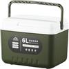Generico Borsa Frigo Piccola, Borsa Frigo Rigida Per Il Pranzo, 6 Litri, BorsaTermica Per Alimenti, In Plastica, BorsaFrigo Per Campeggio, Escursionismo, Picnic, Pesca, Viaggi